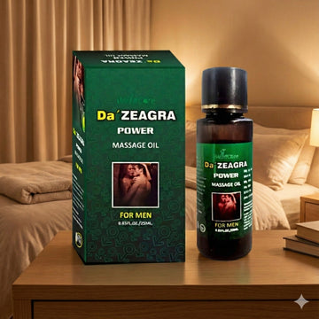 ™Da Zeagra Power Massage Oil ® for Men – Herbal Energy & Vitality Support for Men’s Daily Wellness | Free Delivery